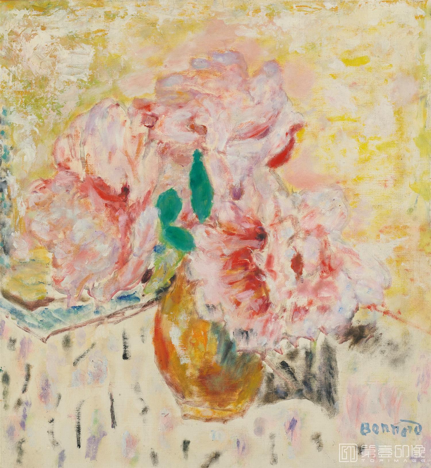 油画-LES PIVOINES